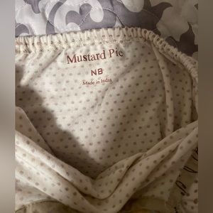 Sweet ditsy newborn summer outfit